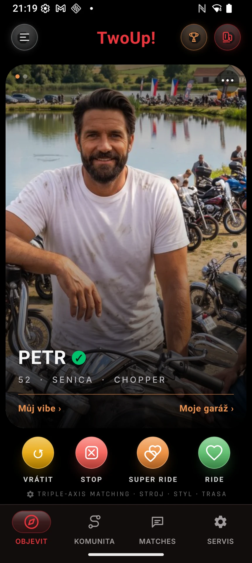 Real riders, no stock photos