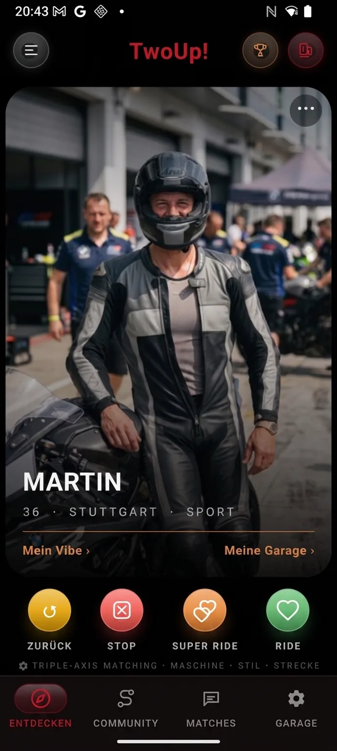 Echte Rider, keine Stockfotos