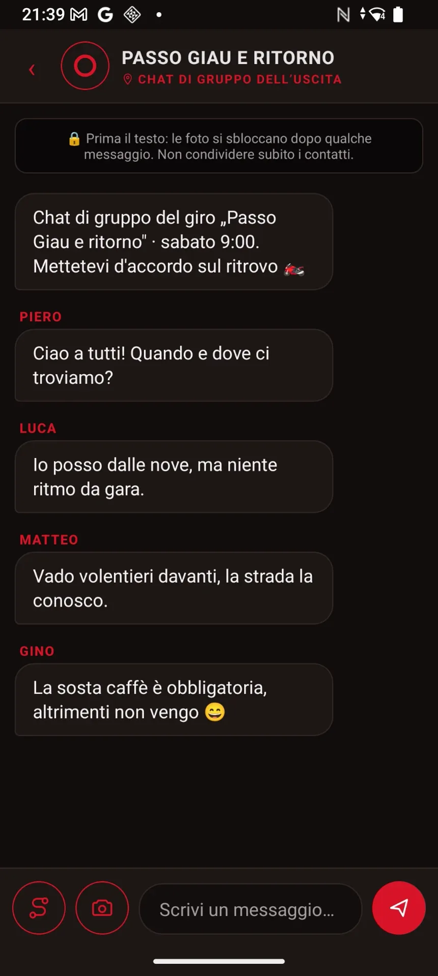 Chat di gruppo